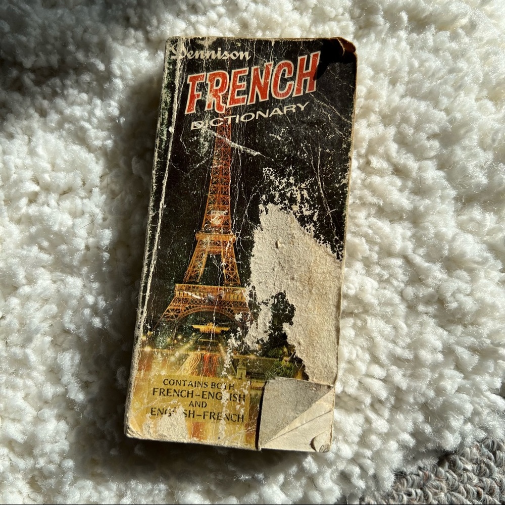Dennison - Vintage 1968 French Pocket Dictionary